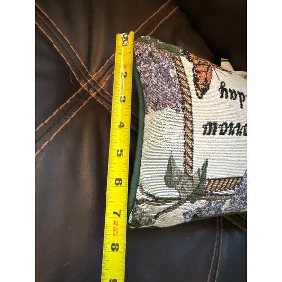 Decorative Tapestry Pillow Quote "Dream About Tomorrow But Live For Today" Butte - Picture 9 of 9